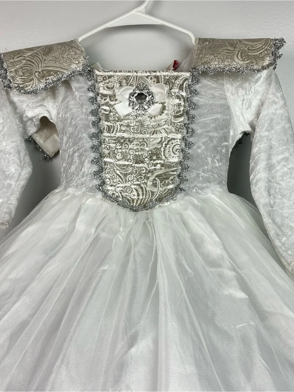 Fairy Dust White Hoop Skirt Princess Dress